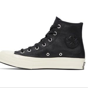 Converse - Black Embossed Leather Chuck 70